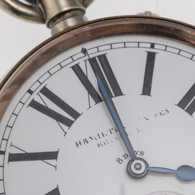 Antique Scottish Silver Clock and Inkwell by Hamilton & Inches, 1903 For Sale - Image 14 of 18