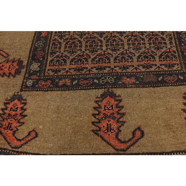 Antique Persian Malayer Rug - 03'10 X 06'08 For Sale - Image 4 of 8