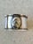 1850s sterling silver cuff bracelet altered from a napkin ring.