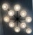 Not Yet Made - Made To Order 21st Century Dieci Bronze Matte White Murano Flush Mount by Fabio LTD For Sale - Image 5 of 7