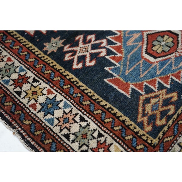 Late 20th Century Antique Caucasian Shirvan Rug 2'9'' X 3'9'' For Sale - Image 5 of 11