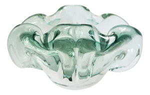 Vintage Glass Bowl by Josef Hospodka for Chribska, 1960s