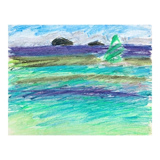 1970s Adrienne Anderson Virgin Islands Pastel For Sale