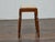 19th Century English Mahogany Stool with Turned Legs and Upholstered Seat For Sale - Image 9 of 12