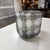 Design Plus Gallery presents a Contemporary Smoke Gray & White Geometric Art Glass Bowl Vase. The vessel is formed from...