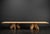 Brutalist Table Handcrafted Soaped Oak Bench, 1960s For Sale - Image 9 of 18