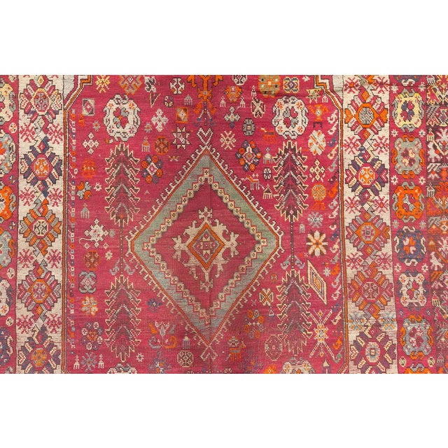 Doris Leslie Blau Vibrant Vintage Moroccan Rug For Sale In New York - Image 6 of 9