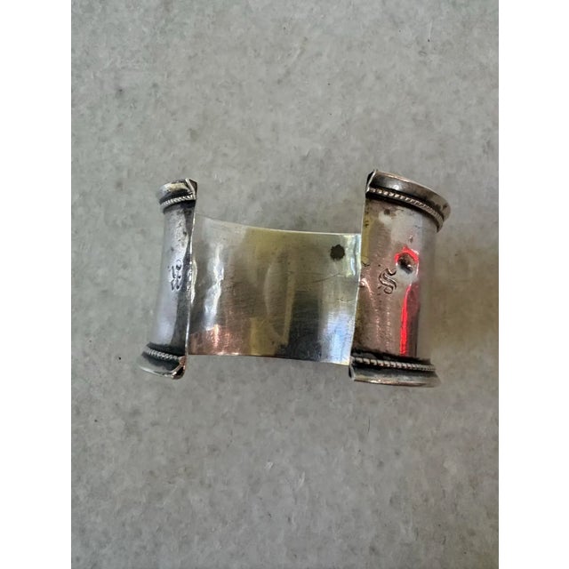 1850s Sterling Silver Cuff Bracelet. For Sale In New York - Image 6 of 6