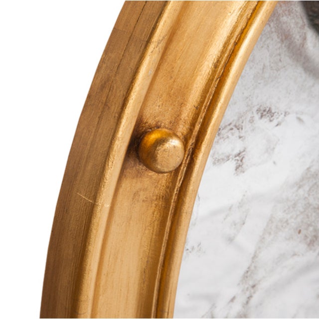 New special order item. Not vintage. Our large round antique mirror is the essential accent for your entry hall or...