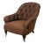 Ralph Lauren Button Back Library Chair For Sale