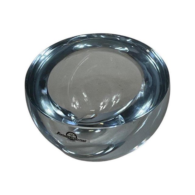 Geode Shaped Ashtray in Swedish Glass by Gunnar Nylund for Strombergshyttan For Sale - Image 8 of 8