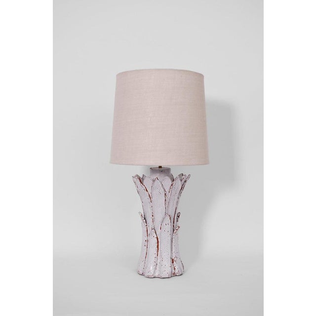 Sintra White Terracotta Lamp by Barracuda Interiors For Sale - Image 6 of 6