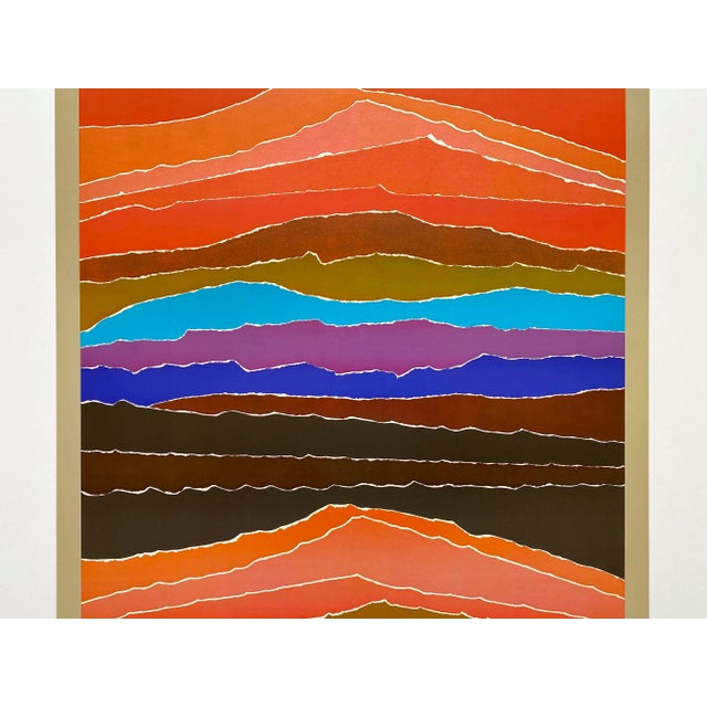 Arthur Secunda Vintage 1979 Mid Century Modern Lithograph