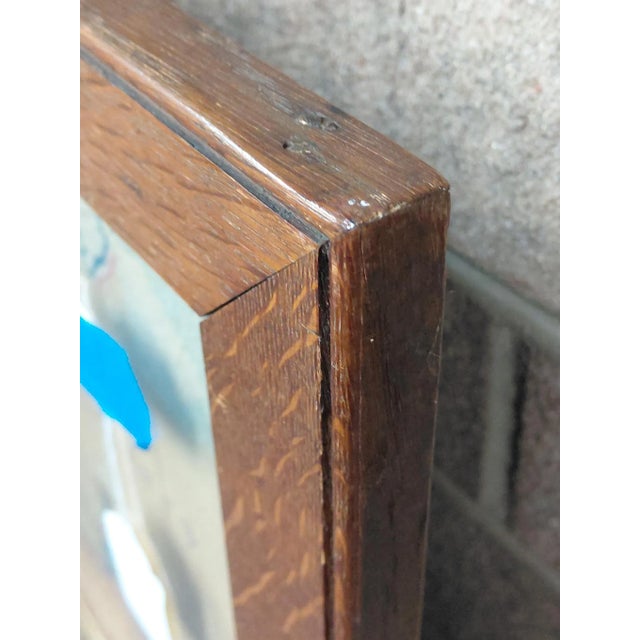 Antique Framed "Solomon's Temple" 1854 Needlework Sampler For Sale - Image 9 of 10