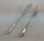 James Dixon & Sons 1980s Silver Plated 1 Pair Fish Eaters, Fish Fork & Fish Knife, Rattail For Sale - Image 4 of 13