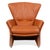 Unus Leather Chrome Armchair in Brown Cognac wirh Manual Function from FSM For Sale - Image 17 of 18