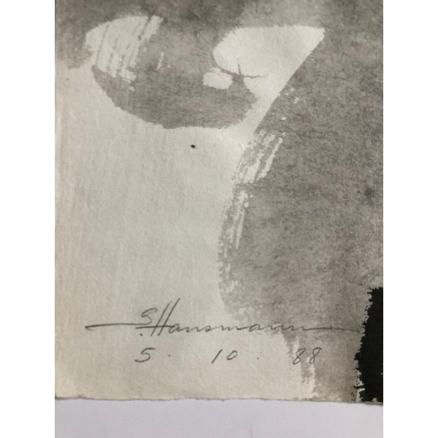 Gary Hansmann, Modern Figurative Surrealism Watercolor Painting, Drawing California Artist, 1988 For Sale - Image 4 of 6