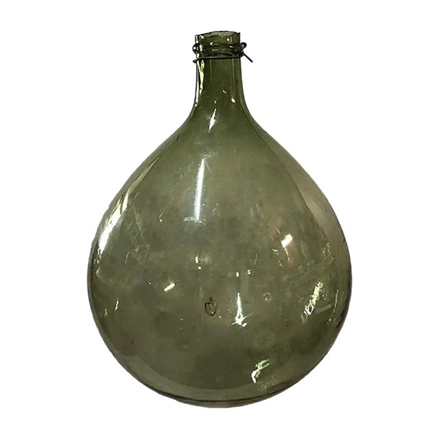 Antique Blown Glass Demijohn For Sale