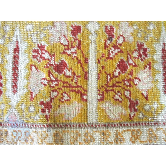 Antique Turkish Oushak Rug - 4' x 5'4" For Sale - Image 4 of 6