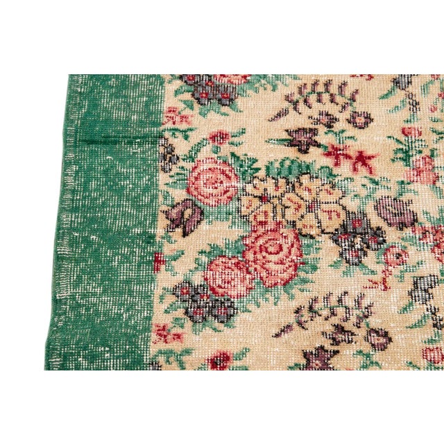 Mid 20th Century Vintage Overdye Rug For Sale - Image 11 of 13