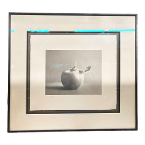 1990s Framed Martha Alf "Apple" Still Life Lithograph Print Limited Signed (192/250)