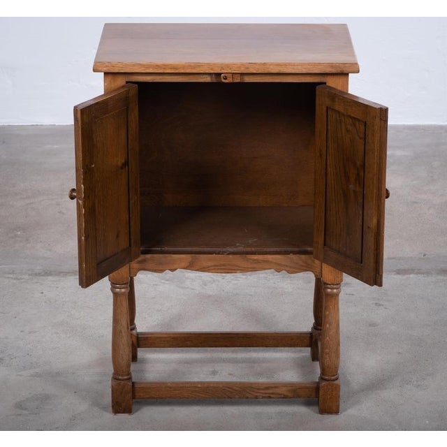 Danish Brutalist Oak Cabinet, 1960s For Sale - Image 4 of 9