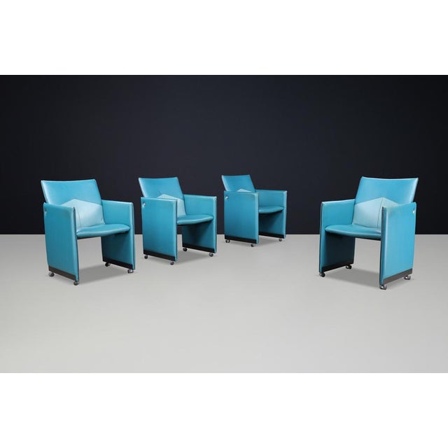 Postmodern Montana Armchairs by Geoffrey Harcourt for Artifort, 1980s – Set of 4 A striking example of postmodern design,...