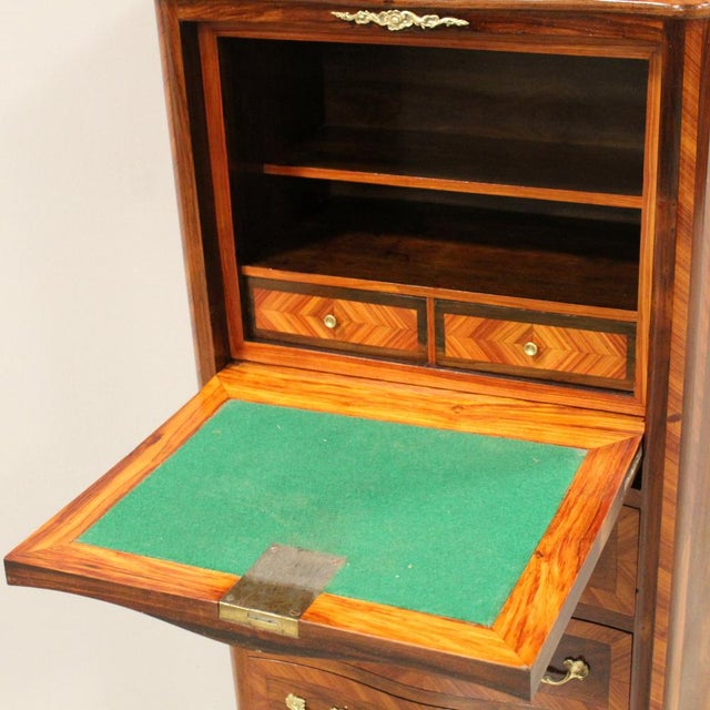 Brown Antique Napoleon III Secretary For Sale - Image 8 of 16