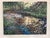 The Rhythm of Light by Deb Komitor | Oil Painting of a stream with light reflecting on water For Sale
