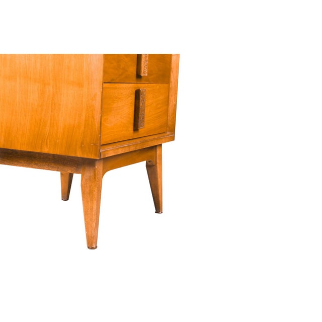 1960s Bassett Mayan MidCentury Modern Nightstand Chairish