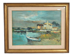 Renzo, Untitled, 1979, Oil on Canvas, Framed