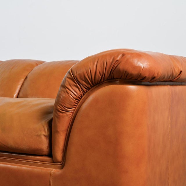 Cocker Leather Sofa by Franco Bresciani for Poltrona Frau, 1970s For Sale - Image 13 of 16