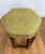 Wood Vintage Mid-Century Oak Footstool With Geometric Needlepoint Tapestry For Sale - Image 7 of 9