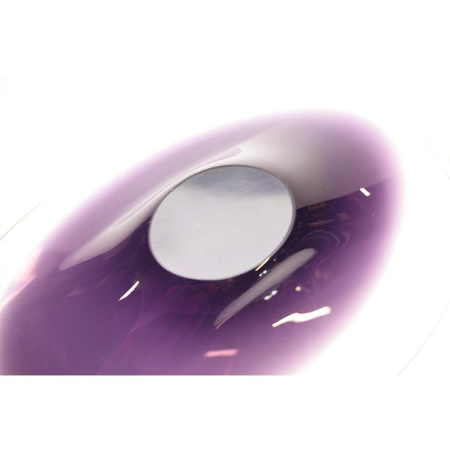 Glass Vase and Bowl by M. Stáhlíková and M. Velíšková for Škrdlovice, 1960s, Set of 5 For Sale - Image 17 of 18