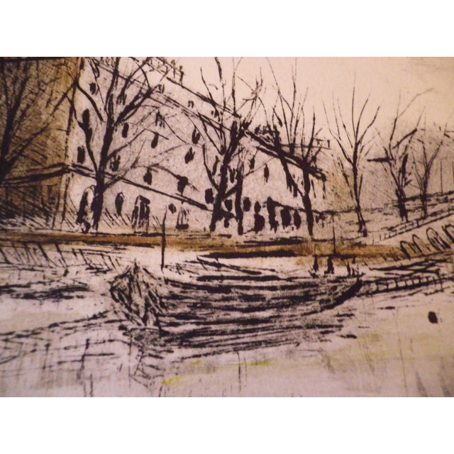 Elie Pesatori, Urban Landscape, Etching For Sale - Image 16 of 18