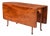 18th Century Fine Queen Anne Figured Applewood Drop Leaf Table, Sack Provenance For Sale