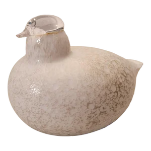 Late 20th Century Hand Blown Art Glass Bird Sculpture