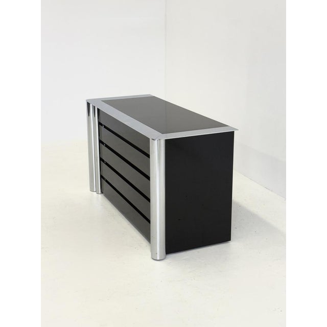1960s Black Sideboard attributed to Antonello Mosca for Cinova, 1960s For Sale - Image 5 of 14