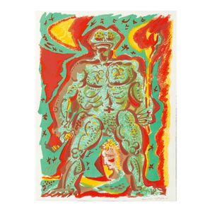 Andre Masson Pencil Hand Signed Original Lithograph Le Peigne De Crapaudette 1972