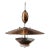 1960's Mid -Century Chandelier Atomic Adjustable Aluminum Copper Color For Sale