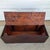 Late 19th Century Antique Old-Growth Curly Pine Blanket Chest W/ Hand-Forged Iron Strap Hinges, C. 1880 For Sale - Image 5 of 10