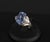 Blue Late 20th Century Fine 9.91ct Gia Ceylon No Heat Sapphire 0.74ct Diamond Platinum Ring Size 6.25 For Sale - Image 8 of 18