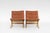 Ingmar Relling Cognac Leather Siesta Chairs by Ingmar Relling for Westnofa, Denmark, 1970s, Set of 2 For Sale - Image 4 of 5