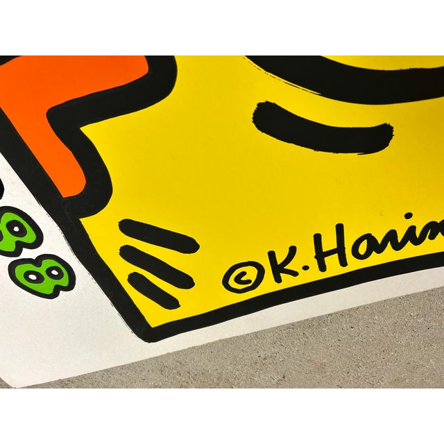 Keith Haring, Large Composition from Galerie Hans Mayer, 1988, Screen Print For Sale - Image 15 of 18