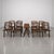 1980s Rustic Tortoiseshell Bamboo Folding Chairs With Side Tables - Set of 8 For Sale - Image 12 of 12
