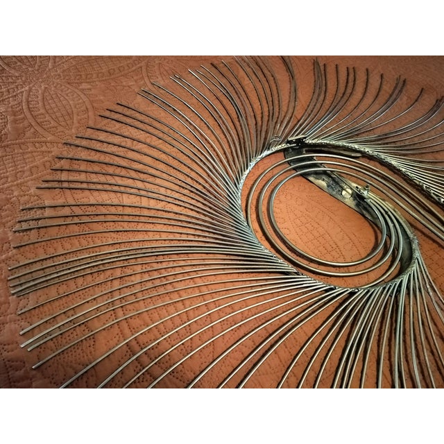 Large Curtis Jere Signed and Dated Metal Swan Sculpture, 1987 For Sale In Orlando - Image 6 of 9