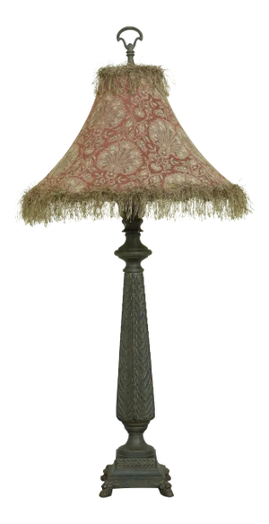 Large Metal Bronze Finish Table Lamp