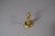 Art Deco Brass Hand-Form Torch Wall Sconce with White Pleated Shade, 1930s For Sale - Image 6 of 7