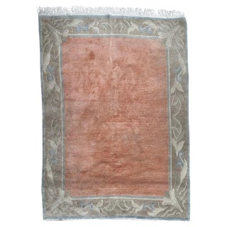 Vintage Modern Nepalese Rug, 1980s For Sale