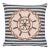 Nautical Wheel Woven Cushion With Feather Filler - 42x42cm (17"x17") For Sale